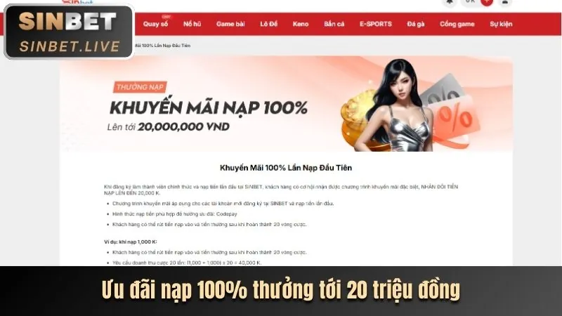 Khuyến mãi chào mừng thành viên mới Vegas79